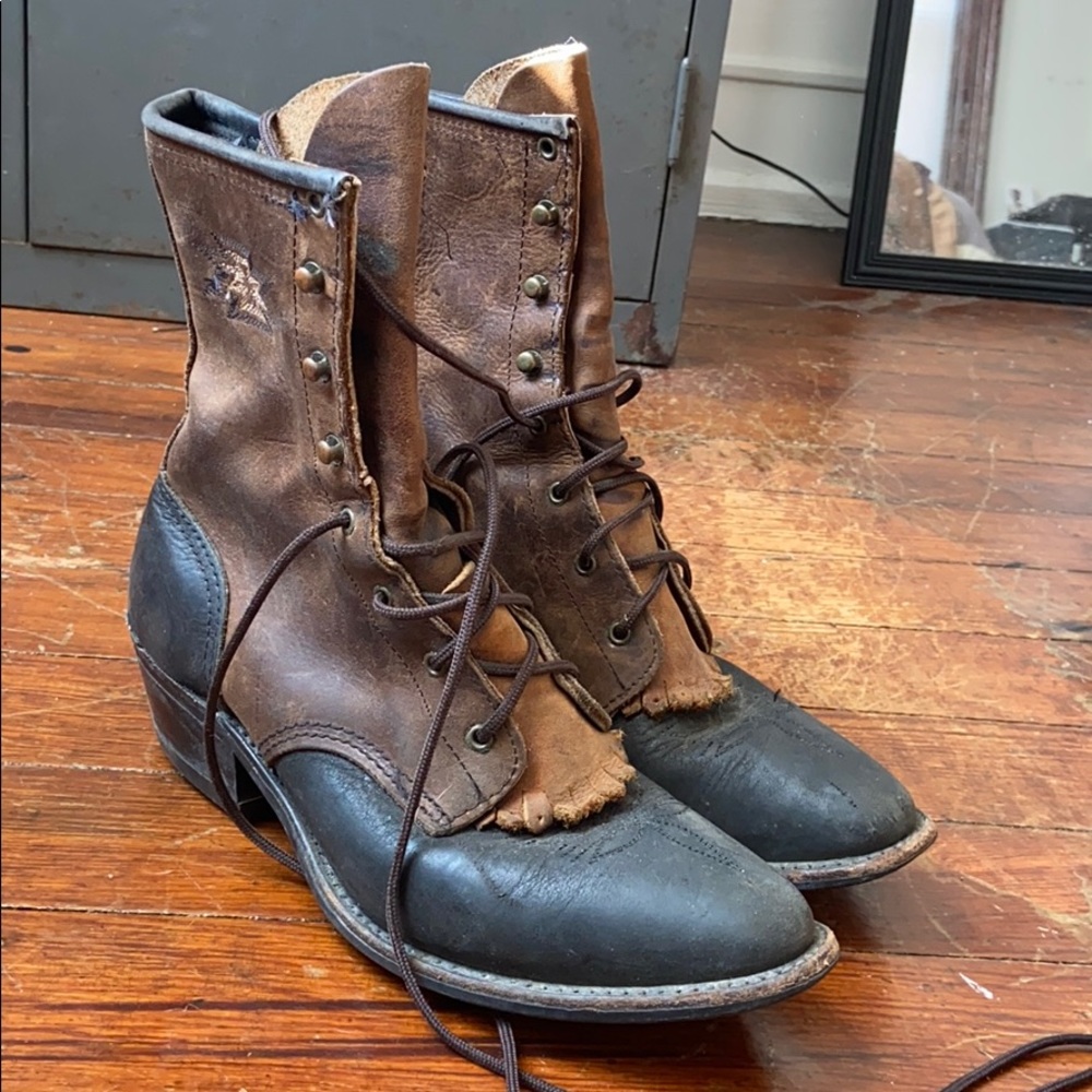 7 W roper boots vintage